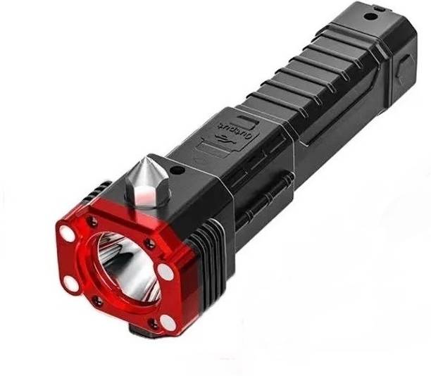 Kesig Rechargeable Torch Flashlight,Long Distance Beam Range Car Rescue Torch Ceiling Lamp