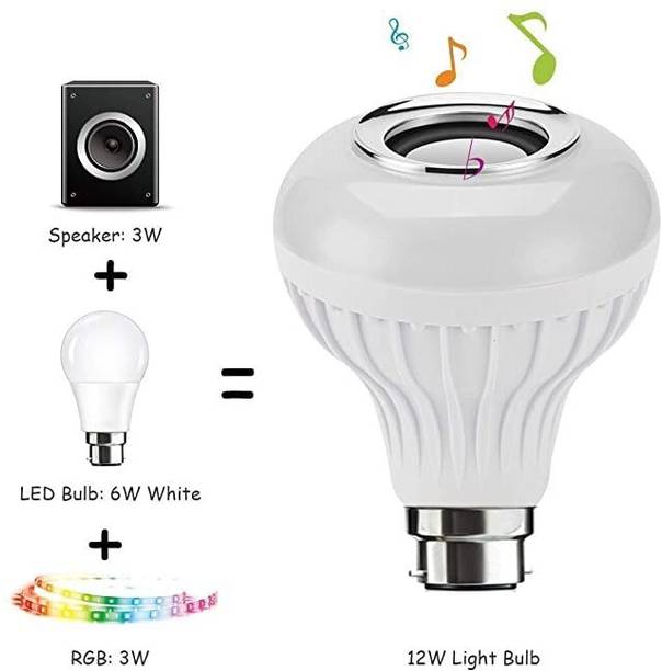 AJ HUB Party Hall Decoration Smart LED Bluetooth Music Speaker Smart Bulb