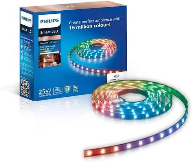 PHILIPS 5 Meter Wi-Fi Smart LED Strip with Music Sync, Voice Control & Dimmable feature Light Strip