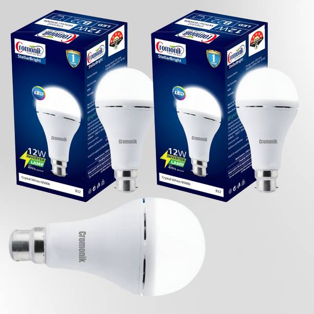 Cromonik Pack of 3-LED Bulb for No Electricity Smart Bulb