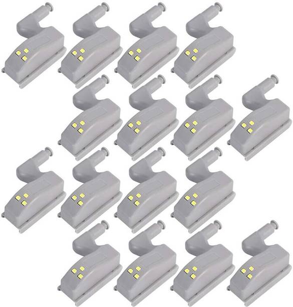 DawnRays Pack of 16 Cabinet Led Hinge Light Smart Sensor Light for Cupboard Wardrobe Smart Bulb
