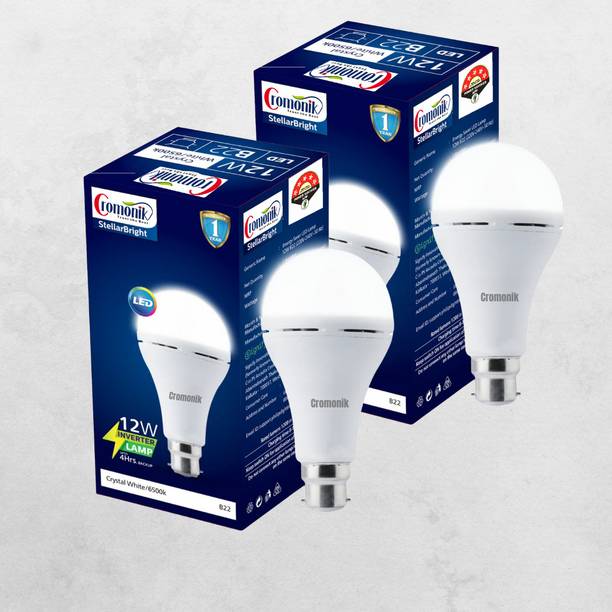 Cromonik Pack of 2-Inverter Backup LED Bulb Smart Bulb