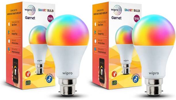 Wipro Garnet 9W B22 Smart Bulb Smart Bulb