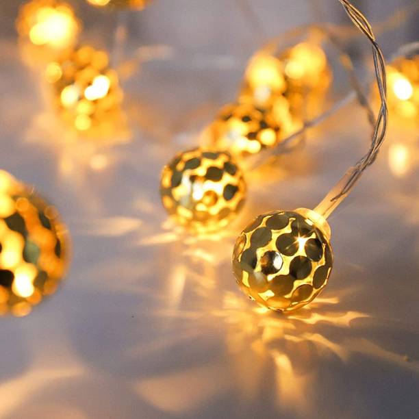 ARPHOTO AR 15 LEDs 3mtr Yellow Steady Ball Rice Lights Smart Bulb
