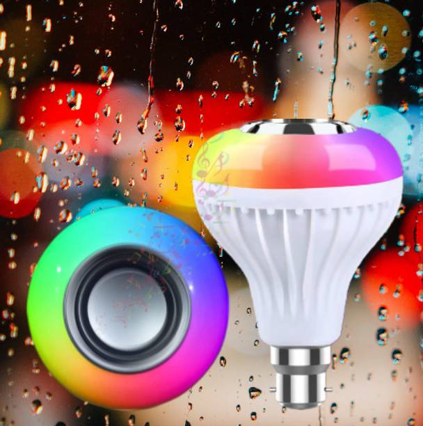 YAROH Blub Speaker E34 Smart LED Music Bulb with Bluetooth Control Smart Bulb