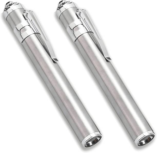 AviskarAVIS Aluminium Pocket Pen Torch Light for Doctors Medical Students Pack of 2 Smart Pen