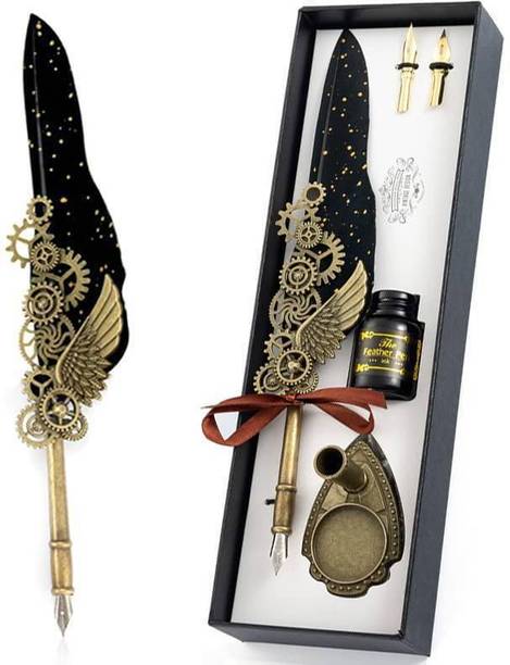 VAGHANI ENTERPRISE Ink Feather Pen Black Smart Pen