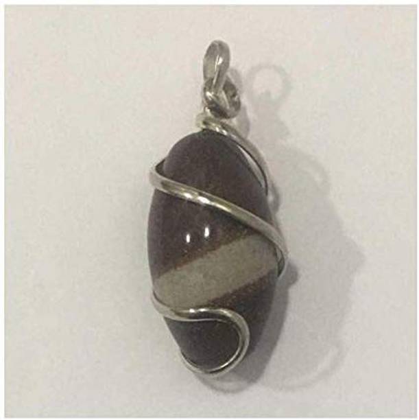 PMW Stone Narmada Shiva Lingam Pendant (Multi) Smart Pendant