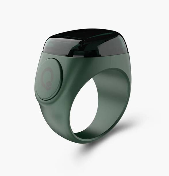 iQIBLA Smart Digital Tasbih N00R Finger Ring 18mm- Green Smart Ring