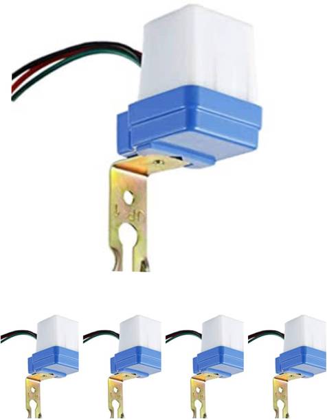 Lampion Electronics 220Volt AC Auto Day/Night Sensor Switch, 7Amp Automatic ON/OFF Switch Pack of 5 Smart Switch
