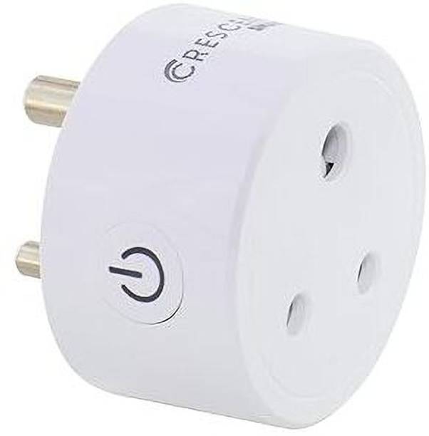 Crescent Lighting WiFi Plug 16A Alexa Control, Surge Protection, Timer Smart Plug