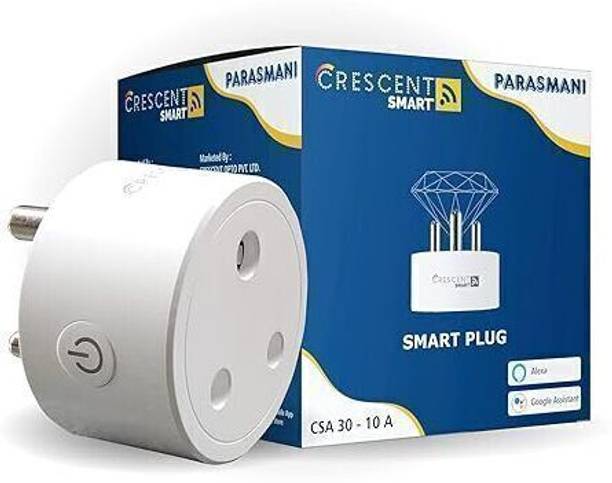 Crescent Lighting WiFi Plug 10A Alexa/Google Control, Surge Protection, Timer Smart Plug