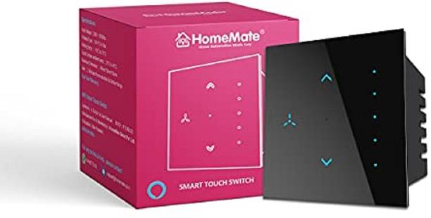 HomeMate Smart WiFi Fan Regulator Touch Switch , Works with Alexa and Google Home Smart Switch