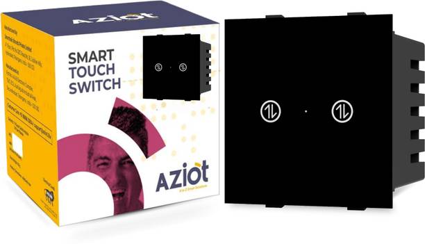 AZIOT Smart Modular 2 Way Gang Touch Switch - 16 Amps each Smart Switch