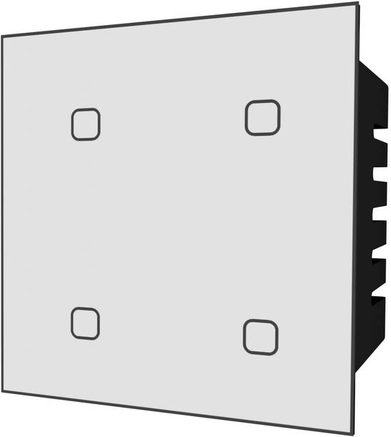 HomeMate Wi-Fi Smart 4 Gang Switch | Works with Amazon Alexa, Google Assistant & Siri Smart Switch