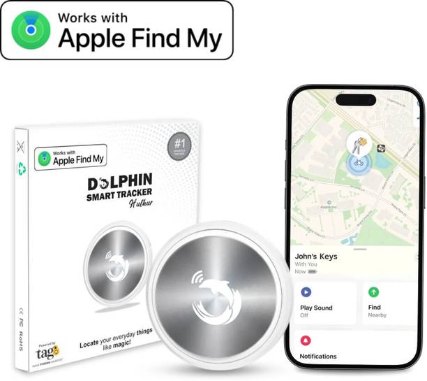 Tag8 Huthur Tag – Smart Tracker for iOS,Waterproof, Secure (Pack of 1) Location Smart Tracker