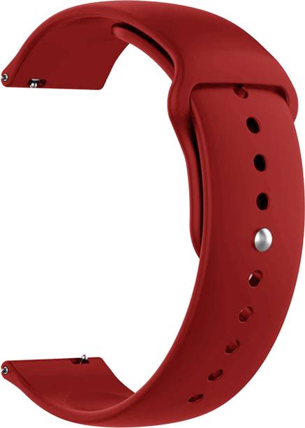ACM 2 cm WSM2P20RD1073F Watch Strap Silicone Belt 20mm for Garmin Forerunner 645 ( Smartwatch Sports Band Red) Smart Watch Strap