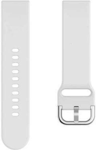 Big Wings 22mm Metal Hook Silicone Smart Watch Strap compatible with BOAT BLAZE SMARTWATCH Smart Watch Strap