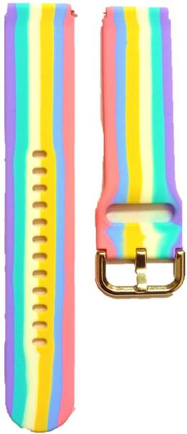 TECHWIND 2 cm 18MM Silicon Watch Strap Buckle Lock (CHECK MODEL LIST) Smart Band Belt Smart Watch Strap