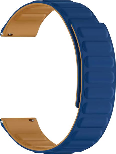 ACM Watch Strap Magnetic Loop for Flix Beetel S1 Smartwatch Band Dark Blue Smart Watch Strap