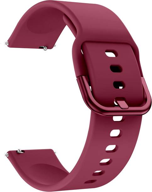DailyObjects Silicone Buckle Wrist Band for Samsung/OnePlus/Fitbit Smartwatches (20mm) Smart Watch Strap