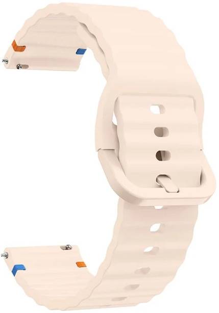 AOnes 22mm Watch Strap Silicone Classy Color Hook Belt for Fossil Gen 4 Explorist Watch Band Smart Watch Strap