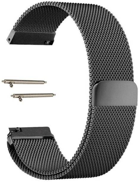BLACK LOVIES 2 cm 20 mm Metal Magnetic Smartwatch Strap Compatible with SAM_SUNG Galaxy Gear Sport Smart Watch Strap