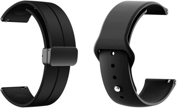AOnes Pack of 2 Watch Strap Silicone Sports Belt for Amazfit Bip U Pro & Amazfit Bip U Pro Nyse Smart Watch Strap