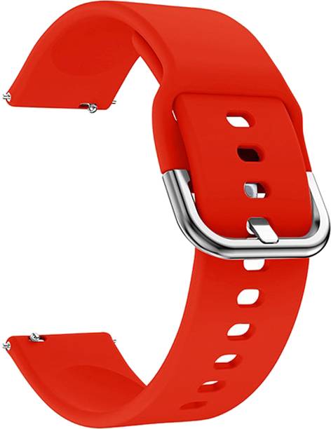 ACM WSM8H20RD2110 Watch Strap Silicone Belt 20mm for Shopevolves Nextfit Song S ( Smartwatch Sports Hook Band Red) Smart Watch Strap