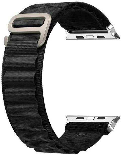 एवन्स Alpine Nylon Loop Watch Strap Slide 42mm 44mm 45mm 46mm 49mm for Fire-Boltt Brillia Pro स्मार्ट वॉच स्ट्रैप