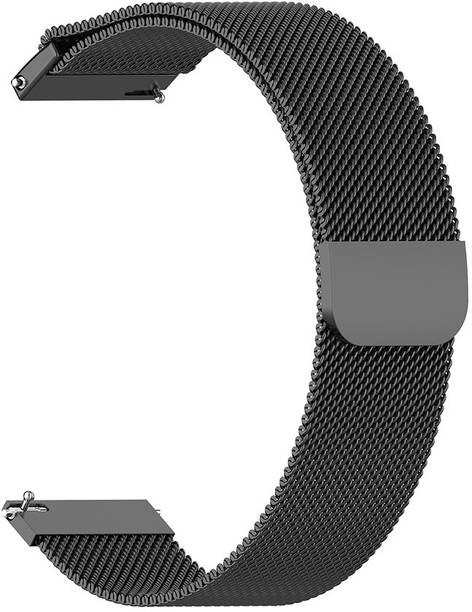 AOnes 22mm Magnetic Loop Watch Strap for Cellecor Rise Watch Strap Black Smart Watch Strap