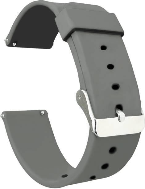 ACM Watch Strap Silicone for Fire-Boltt Hulk Bsw052 Smartwatch Belt Grey Smart Watch Strap