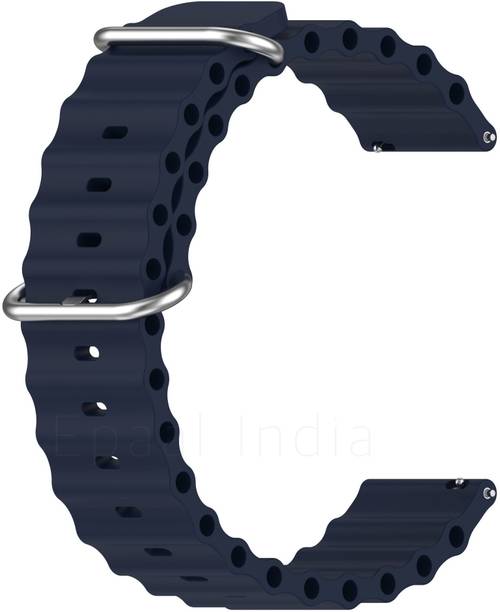 Epaal 2.2 cm 22mm Universal Silicone Strap with Cross Holes for all 22MM Watches (Check model list) Smart Watch Strap