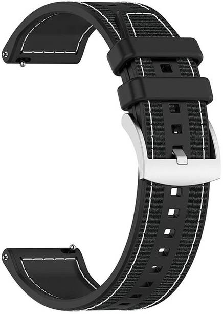 AOnes Watch Strap Nylon Silicone Belt 22mm for Fossil Gen 4 Explorist Hr Smartwatch Band Smart Watch Strap