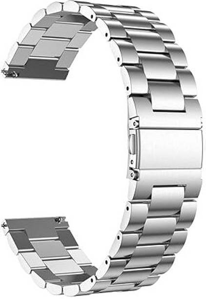 Asotai 22MM Heavy Metal Chain Strap with Secure Lock Techonology Compatible with Samsung Galaxy Watch|Gear S3(46mm),Honor Magic Watch 2,Huawei GT2,1+ watch 46 mm & 22mm Lugs Size Watches Smart Watch Strap