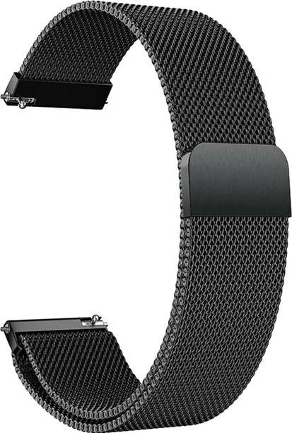 ACM Watch Strap Magnetic for Boat Storm Call 3 Smartwatch Belt Band Black Smart Watch Strap
