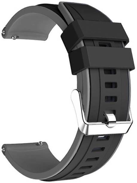 TECHWIND 22MM DUAL TONE Silicon Strap For FITBIT VERSA & Compatible With 22mm Watches Smart Watch Strap