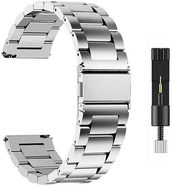 AOnes Watch Strap Stainless Steel Metal for Fastrack Jupitor R2 Smart Watch Strap