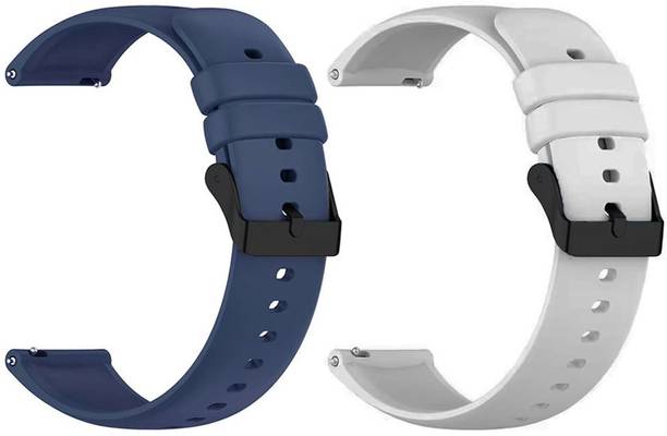 AOnes Pack of 2 Watch Strap Silicone Classic Belt for Fossil Gen 4 Explorist Hr Smart Watch Strap