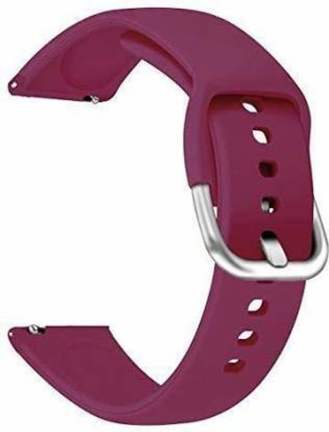 Big Wings 22mm Metal Hook Silicone Smart Watch Strap compatible with BOAT BLAZE SMARTWATCH Smart Watch Strap