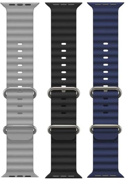 Priavy Smart Watch strap for iWatch Band Ultra 49mm/45mm/44mm/42mm 42 mm Silicone Watch Strap