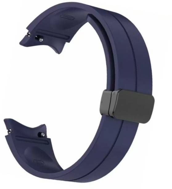 Flipkart SmartBuy Soft Silicon Magnetic Closure Strap Belt Compatible for Samsung Galaxy Watch 5 Pro 45mm/Galaxy Watch 5/4/Classic 40mm 42mm 44mm 46mm Smart Watch Strap