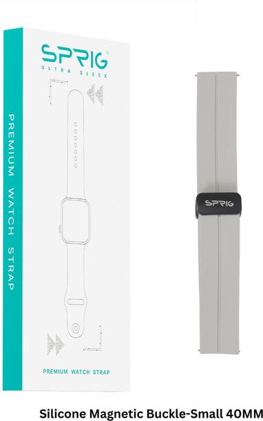 स्प्रीग Magnetic Buckle Silicon Strap for Android Samsung Galaxy Watch4 (Small 40MM) स्मार्ट वॉच स्ट्रैप