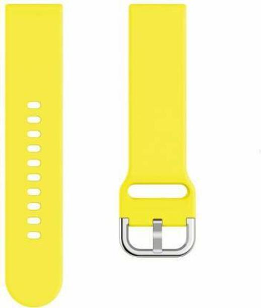 Big Wings 22mm Metal Hook Silicone Smart Watch Strap compatible with BOAT BLAZE SMARTWATCH Smart Watch Strap