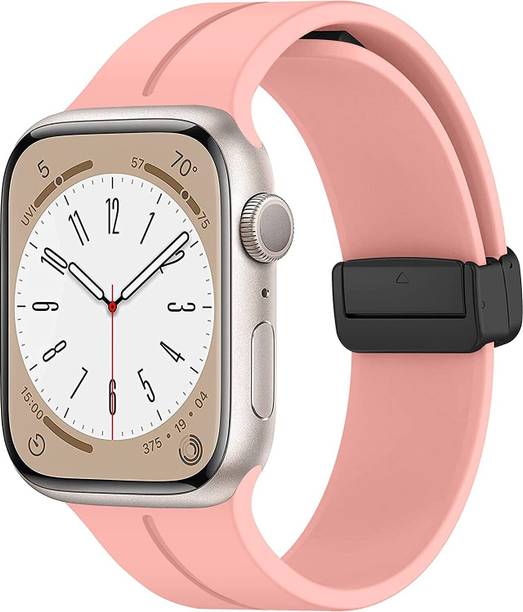 prozzile Apple Watch Band 42mm 44mm 45mm 49mm, Magnetic Band D-buckle Silicone Sport Strap Replacement WristBand for Apple Watch Series 8/ultra/7/SE/6/5/4/3/2/1,Women men iWatch Bands Smart Watch Strap