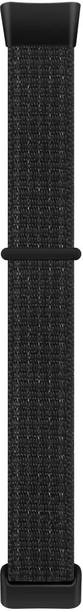 CellFAther Nylon Charge 5 Strap Compatible with Fitbit Charge 6, Not for other models (Black) Smart Watch Strap
