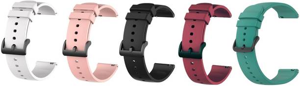 Priavy Smart watch band strap belt 22mm for ladies/Mens smartwatch band Silicon (White, Pink, Black, Red, Green) Smart Watch Strap