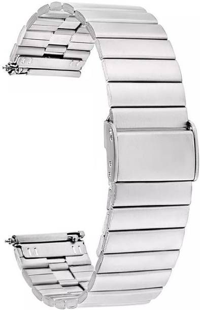 AOnes 22mm Watch Strap Stainless Steel Metal for Maxima Max Pro Radiance Smartwatch Adjustable Band Smart Watch Strap