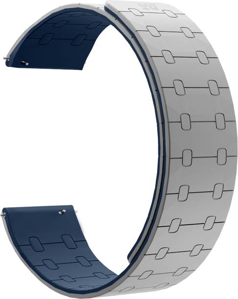 DailyObjects Grey Velour Universal WatchBand for Samsung/OnePlus/Fitbit Smartwatches (22mm) Smart Watch Strap Smart Watch Strap