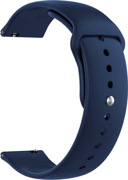 ACM WSM2P22DBL1067F Watch Strap Silicone Belt 22mm for Fossil Sport 43mm ( Smartwatch Sports Band Dark Blue) Smart Watch Strap
